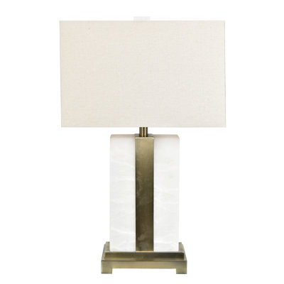 Lampe de table blanche/blanche 28,25 po Windrim