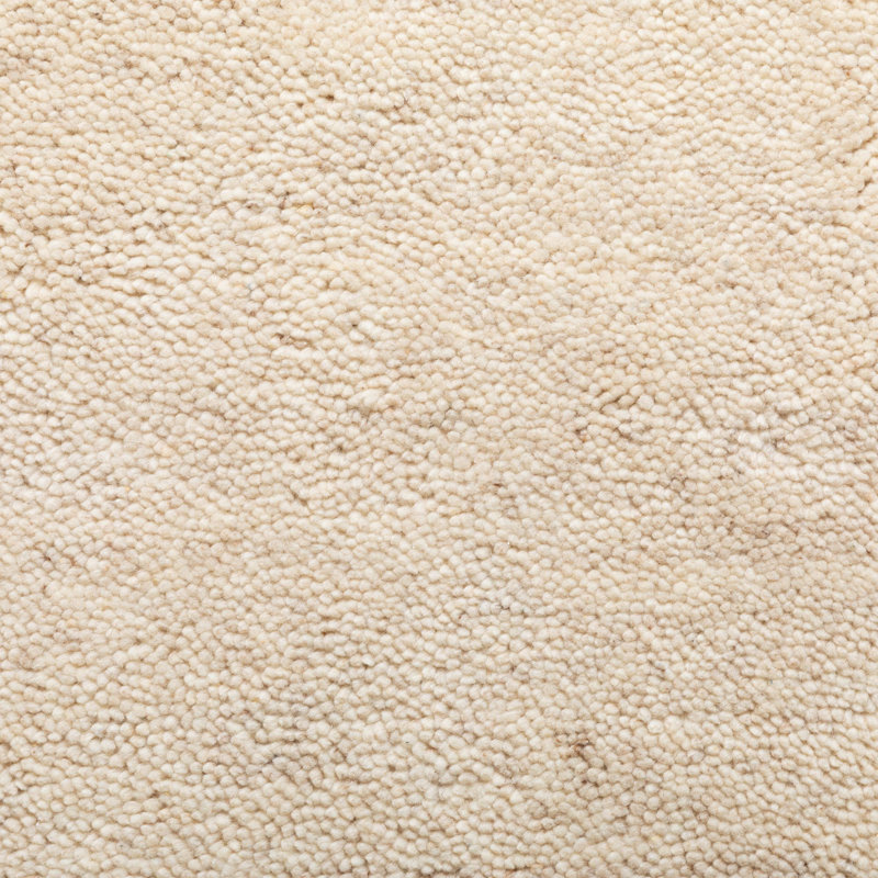 Daulton Wool Hand Knotted Berber, Beige, Square 200 x 200cm