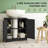 Bathroom Sink Cabinet,Pedestal Sink Storage Cabinet  (only cabinet)-432630683