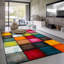 Tapis multicolore en polypropylène tissé à la machine Fimmie-1999208905