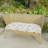 Sunbrella 44" x 18" Contoured Outdoor Wicker Bench Cushion-620469311