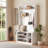 Delenna Hall Tree 39.37'' Wide with Bench and Shoe Storage-78065245