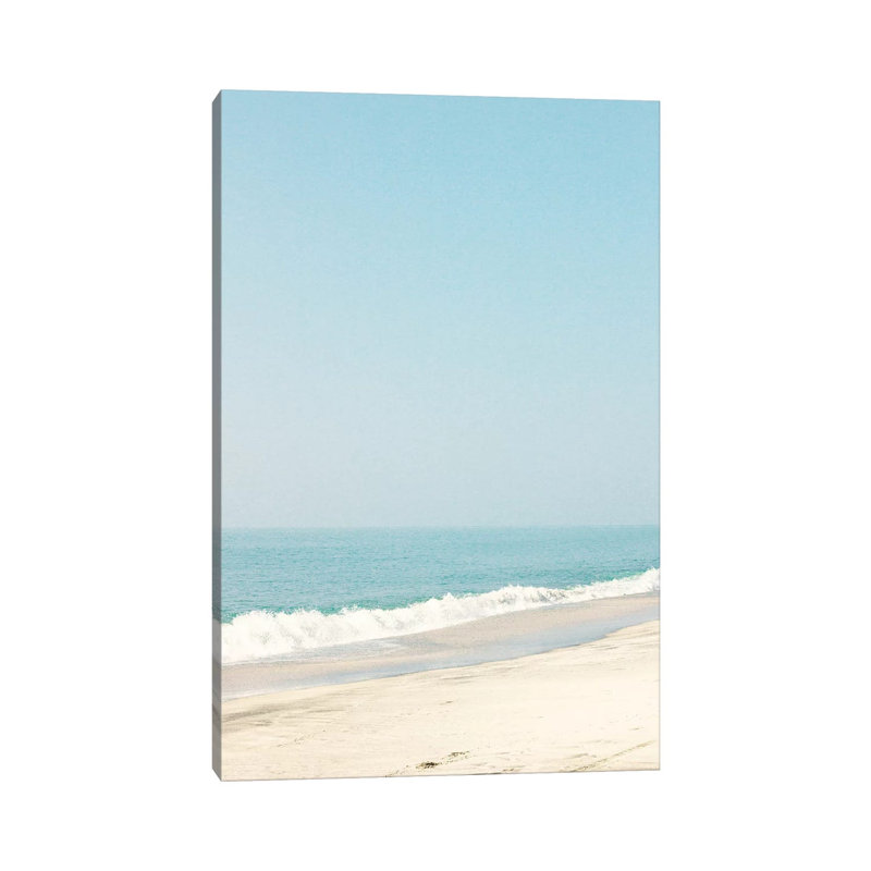 Morning Beach Walk by Caroline Mint - Print on Canvas, 20.32 cm H x 30.48 cm W, Wrapped Canvas
