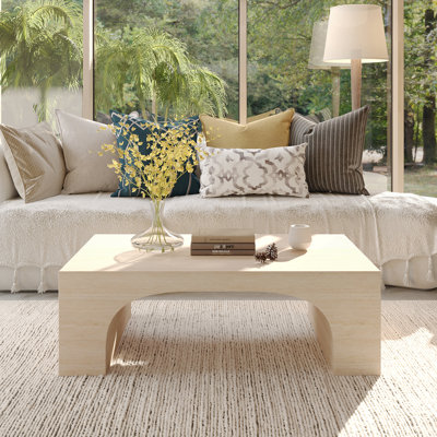 Travertine Stone Coffee Table
