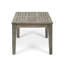 Table d'appoint d'extérieur en bois d'acacia, l 20 po x P 20 po x H 15,75 po