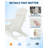 2pcs Folding HDPE Adirondack Chair with Cup Holder, Wood-Grain Texture, All-Weather Outdoor Patio Seating for Decks, Gardens, Fire Pit-407507073
