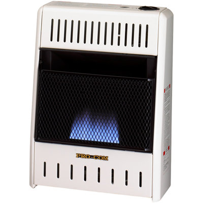 ProCom Heating Natural Gas V/F Blue Flame Heater,Base Feet-10,000BTU,T-StatControl-Model#MN100TBA-B