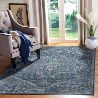 Bellville Oriental Viscose Hand Woven Area Rug