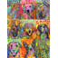 Hokku Designs Dean Russo Collection Gallery Wrapped Canvas Art Titled: Nine Up of Dogs-663387494
