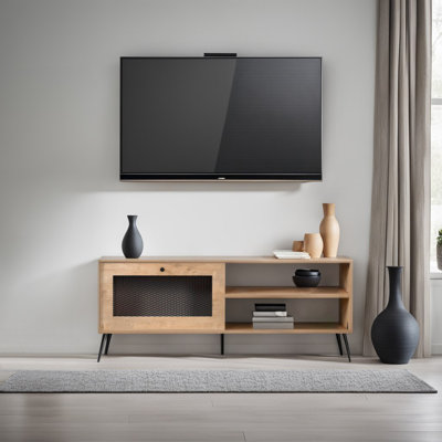 Keikei Unfinished TV Stand for TVs up to 60"