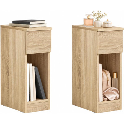 Mikhaela 1 Drawer Bedside Table