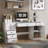47.2'' W Executive Desk With 5 Drawers Storage Cabinet ,Adjustable Shelf,Large Storage Cabinet For Home Office