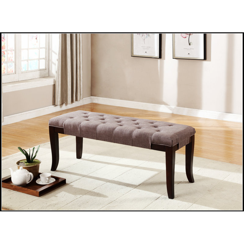 Banc capitonné Linon, tissu