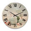 Horloge murale en bois blanc-1296770067