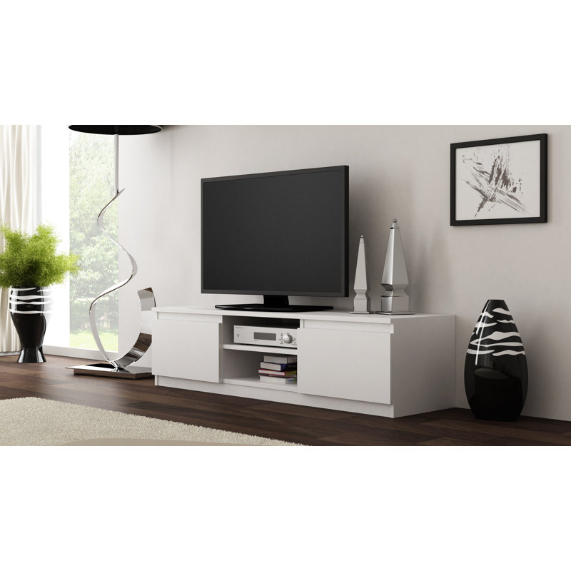 Delancey TV Stand for TVs up to 50", White