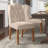 Vasso 18'' H Tufted Linen Upholstered Parsons Chair-1182461597