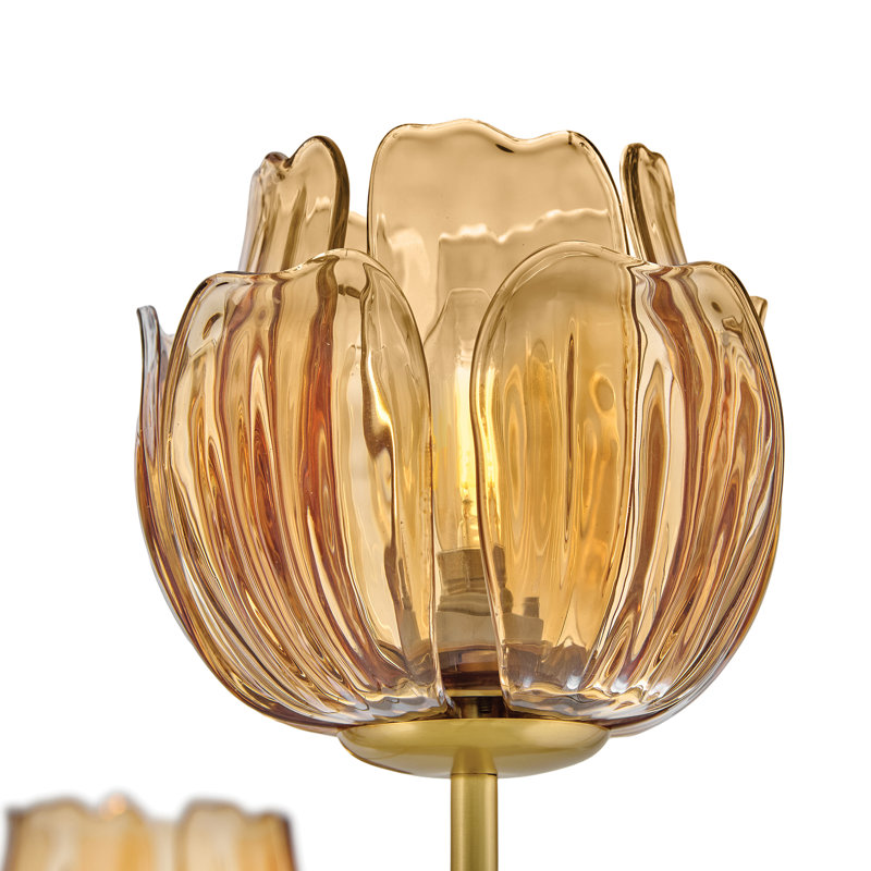 Fantine 6 - Light Chandelier, Brown
