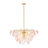 9-Light Layered Handmade Glass Chandelier-502057966