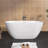 55" Freestanding Soaking Acrylic Bathtub-104907271