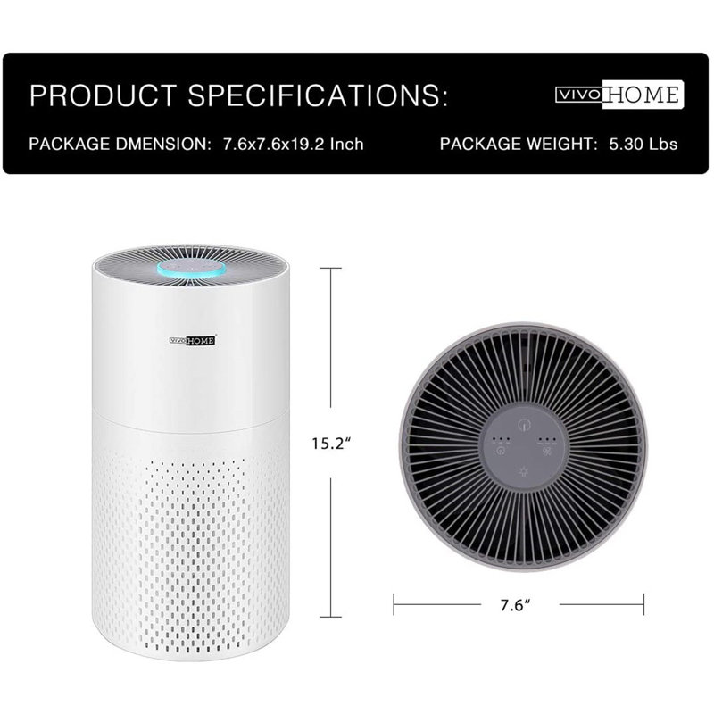 Purificateur d'air avec filtre HEPA