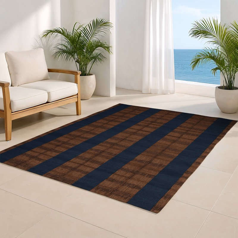 Tapis d'intérieur et d'extérieur à carreaux gris, Rectangulaire 3 pi x 5 pi