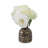 Glass Vase Glam Decorative Accent with Mosaic Detail for Modern Glam Aesthetic Interior Style Contemporary Sleek Glamorous Statement Artful Unique Textured Sculptural Curved Form-2111244293-2111244290