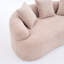 Causeuse courbée beige chaud: sans assemblage-818527507-818527508