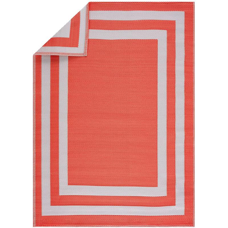 Noxen Geometric Indoor / Outdoor Rug, Rectangle 6' x 9'