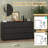 Fluted 9-Drawer Dresser for Bedroom,59"Wide Dressers & Chest of Drawers With  Concealed Handles-1185520067