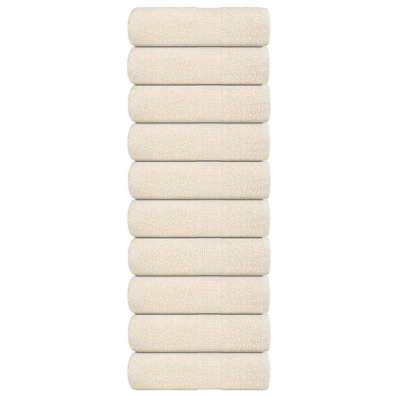 Semyon 100% Cotton Fingertip Towel, Cream