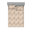 Bleu ciel et coquille d'œuf / motif floral beige
