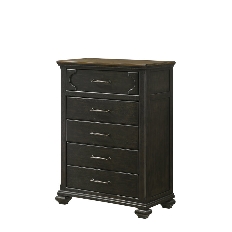 Commode en bois à 5 tiroirs 1Pc
