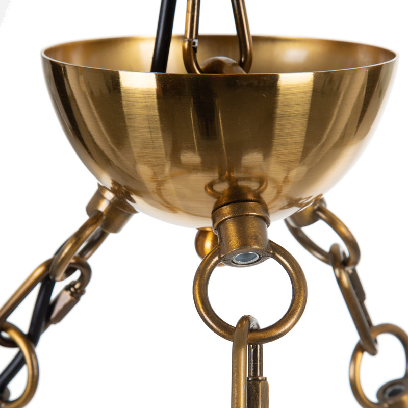 Mcgarvey 12 - Light Waggon Wheel Chandelier