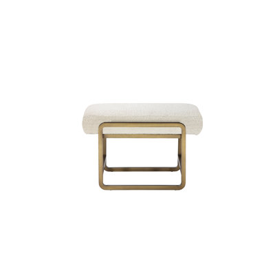 Arlen Stainless Steel Accent Stool