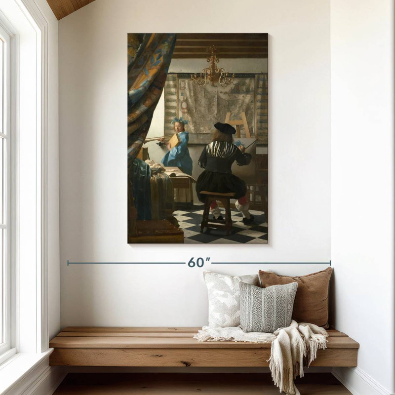 Leisha The Artist's Studio, 48" H x 32" W