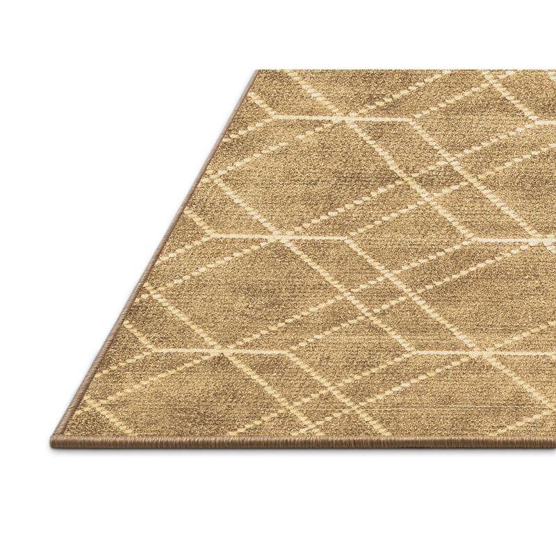 Tapis brun contemporain de 1874, Tapis de couloir 2 pi x 5 pi
