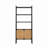 Rattan Cabinet Door Storage Bookshelf, Dual-Function Open Display Shelf With Closed Cabinet For Living Room, Entryway, And Bedroom