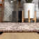 Haggerty Vintage Filigree Textured Weave Taupe/Espresso Indoor/Outdoor Rug