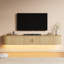 Meuble télé flottant avec lumières RVB, tablette télé murale-1450539025-1450539030
