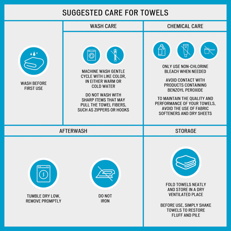 Luxurious Sand and White Egyptian Cotton 6-Piece Towel Set