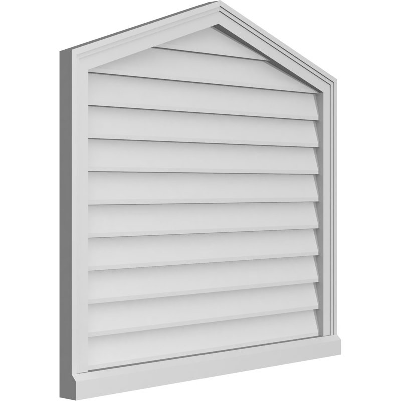 Ventilé à pignon non-fonctionnel Signature, H 34 po x l 36 po x P 2 po