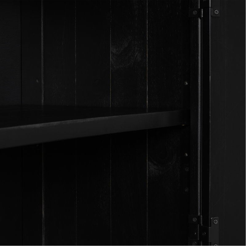 U_STYLE 40'' Modern Cabinets With Unique Design Doors With 1 Adjustable Shelves,Suitable For Multiple Rooms Such As Living Room And Study Room