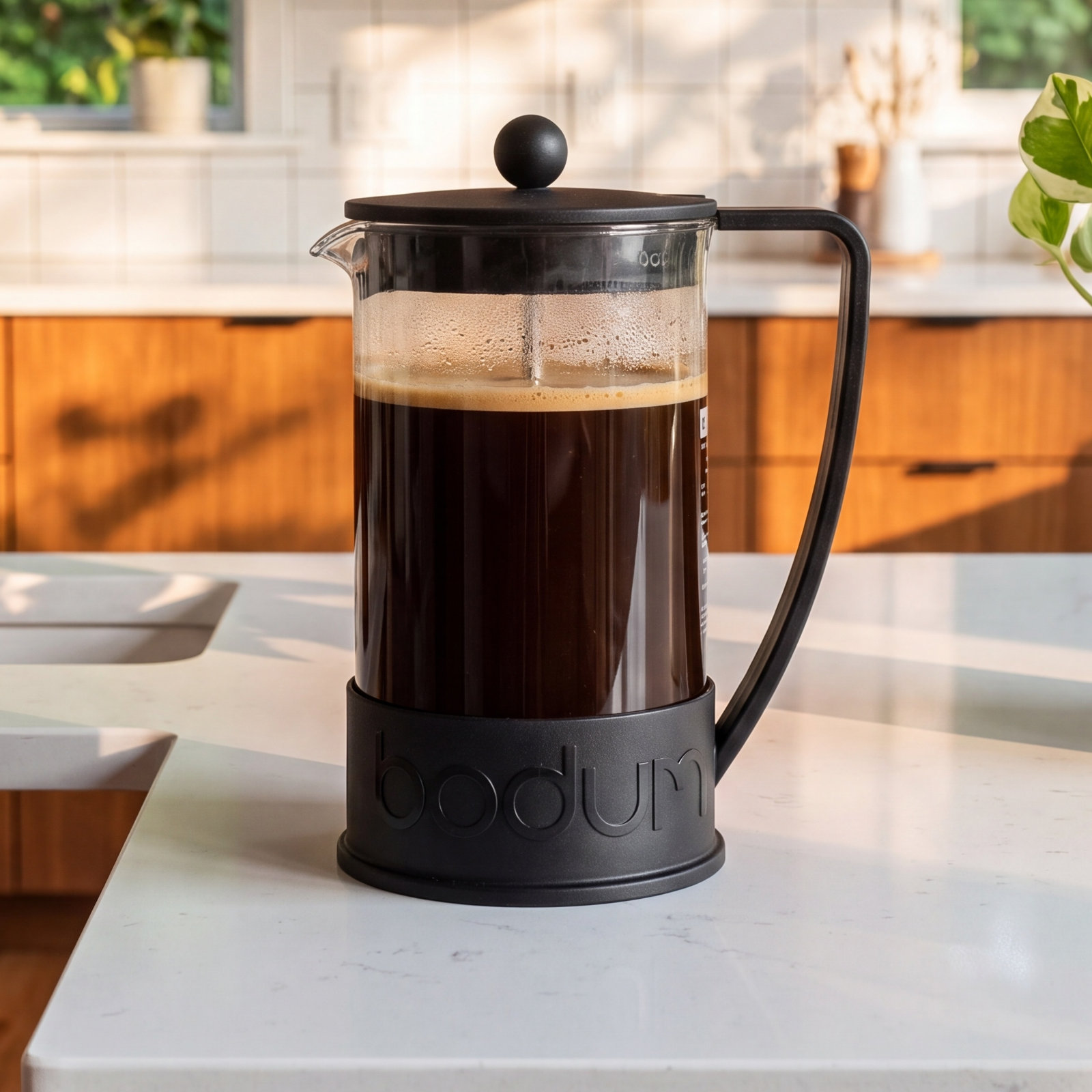 Bodum Brazil Stovetop French Press, Black, 51 oz.