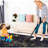 6X9 Rug, Machine Washable, Low-Pile. Non-Slip Floor Covering For Bedroom, Living Room, Dining Room. Safe & Pets. Black And Gold Washable Non-Shedding, Non-Slip. Super Soft Kitchen.-866035406