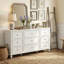 Commode 9 tiroirs Classic Elegance avec poignées en laiton - Intemporel-788391680