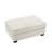 Upholstered Beige Square Corduroy Ottoman with Solid Wood Legs, Single Ottoman Modular Part For Sectional Sofa-1673159786-1655143570