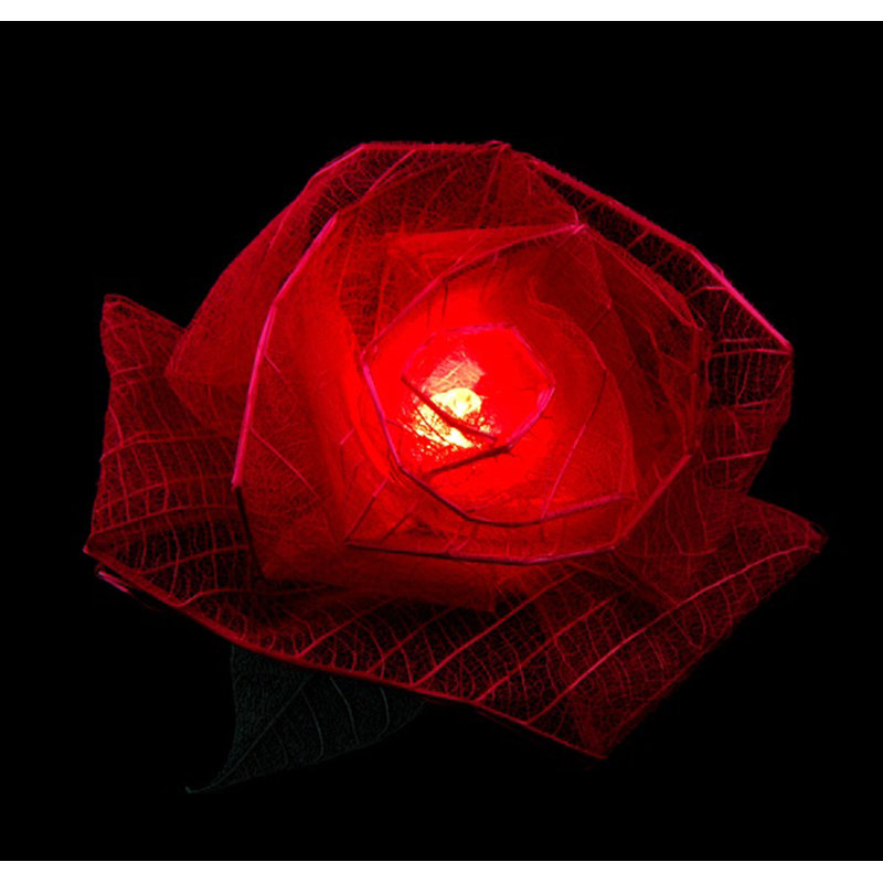 Dov LED Natural Leaf Rose String Light, 20 Lamps - 5 Metre Long