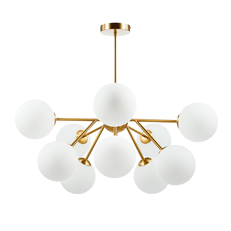 Lustre sphérique Spoutnik à 10 lumières
