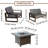 Patio Conversation Set with Cushions