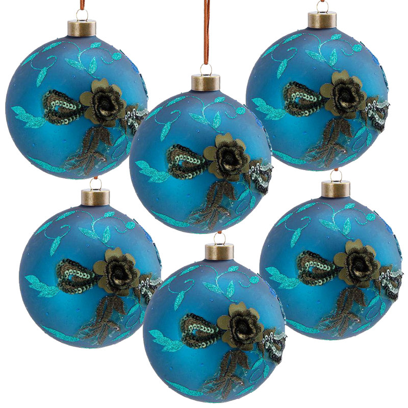 Boules de Noël, boules de Noël suspendues en verre pour décorations de fêtes
